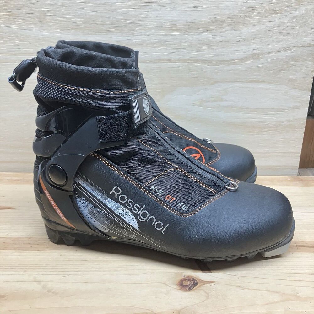Rossignol X5 OT FW Cross Country Ski Boots Womens 40 EU 9 US Black NNN Classic